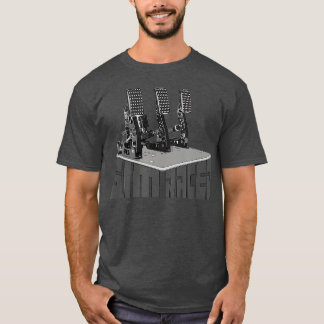 Camiseta Pedais Sim Racing para o design da sim Racer