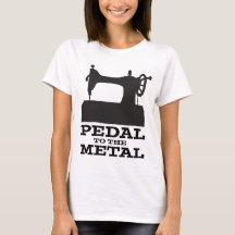 Pedal à silhueta do metal