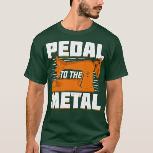 Camiseta Pedal Para A Presente De Agulha Metálica
