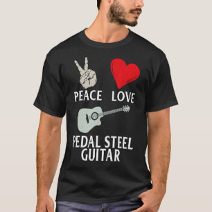 Camiseta Pedal Steel Guitar Instrumento Pedal Steel Guitari