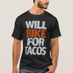 Camiseta Pedalarei por Tacos melhor presente Ciclista equip