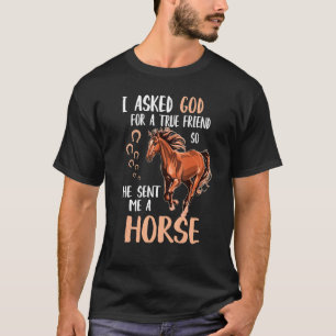 Camiseta Pedi a Deus por um verdadeiro amigo e Ele me envio