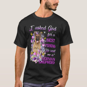 Camiseta Pedi a Deus um Melhor Amigo Ele Me Mandou Meu Alem