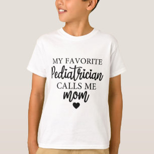 Camiseta Pediatra Favorita Me Chama Mãe Match Day 2024