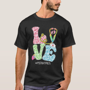 Camiseta Pediatria de amor Bunnies Stethoscope Cute Bunny E