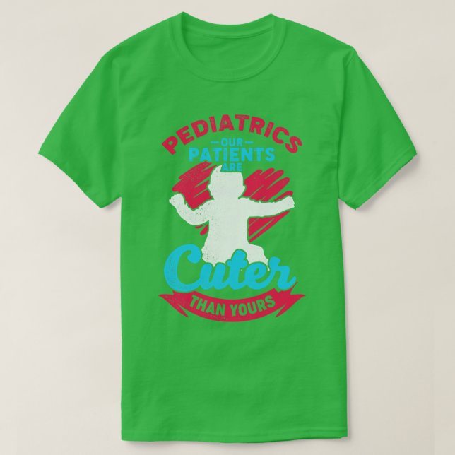 Camiseta Pediatria Enfermeiro Pediátrico Presente Presente (Frente do Design)
