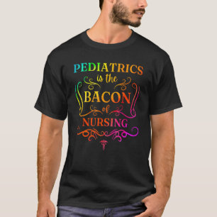 Camiseta Pediatria O Bacon Da Enfermagem Nicu Lgbt Lgbtq Nu