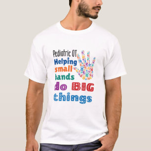 Camiseta Pediatria Para Ajudar Mãos Pequenas A Fazer Grand