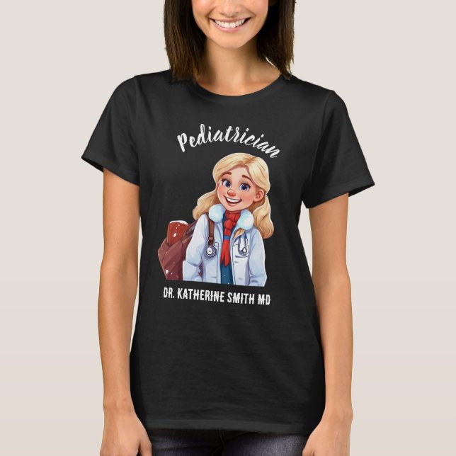 Camiseta pediatric doctor antistress xmas doctor smile (Frente)