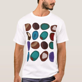 Camiseta Pedra de Ágata Colorida Cristal Terapeuta