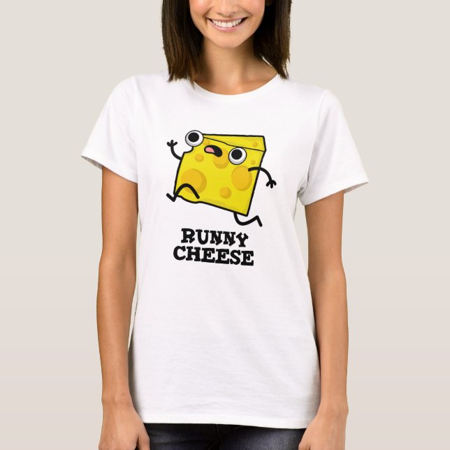 Camiseta Pedra De Comida Engraçado De Queijo (Frente)