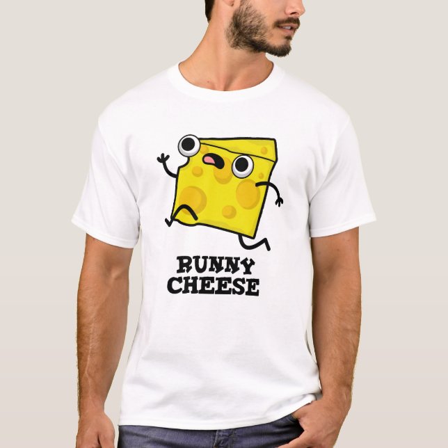 Camiseta Pedra De Comida Engraçado De Queijo (Frente)