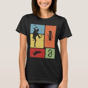 Camiseta Pedra de escalada divertida para entusiastas de Bo