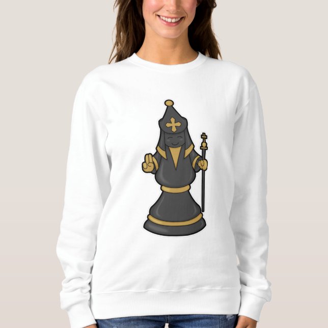 Camiseta Pedra de xadrez Bishop no Chess com Funcionarios (Frente)