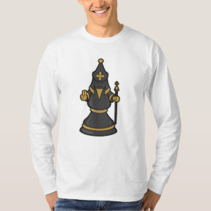 Camiseta Pedra de xadrez Bishop no Chess com Funcionarios