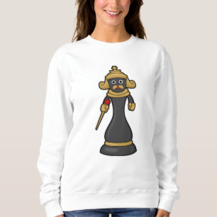 Camiseta Pedra de xadrez King no xadrez com Funcionarios