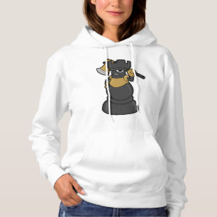Camiseta Pedra de xadrez Rook no xadrez com Ax