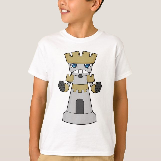 Camiseta Pedra do Xadrez Rook Chess (Frente)