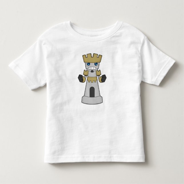 Camiseta Pedra do Xadrez Rook Chess (Frente)