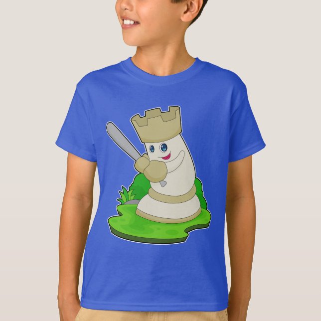 Camiseta Pedra do Xadrez Rook Chess (Frente)