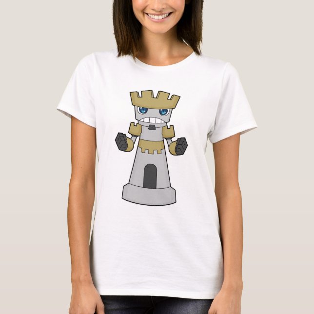 Camiseta Pedra do Xadrez Rook Chess (Frente)