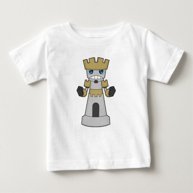 Camiseta Pedra do Xadrez Rook Chess (Frente)
