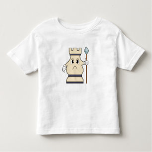 Camiseta Pedra do xadrez Rook em Chess.PNG