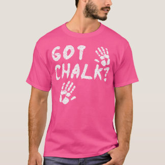 Camiseta Pedra Engraçada de Escalada Pegou Giz Escalador Es