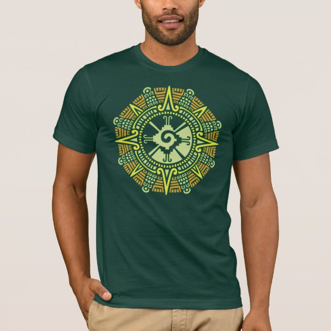 Camiseta Pedra lunar maia Hunab Ku (Frente)