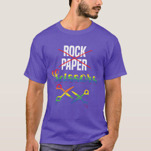 Camiseta Pedra Papel Tesoura Amigo Homossexual Funee