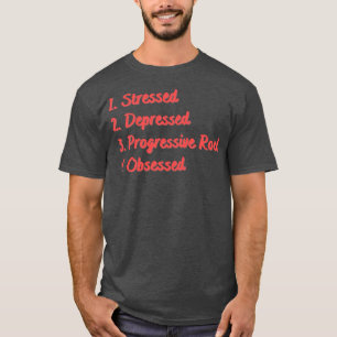 Camiseta Pedra Progressista em Estresse Obcecada