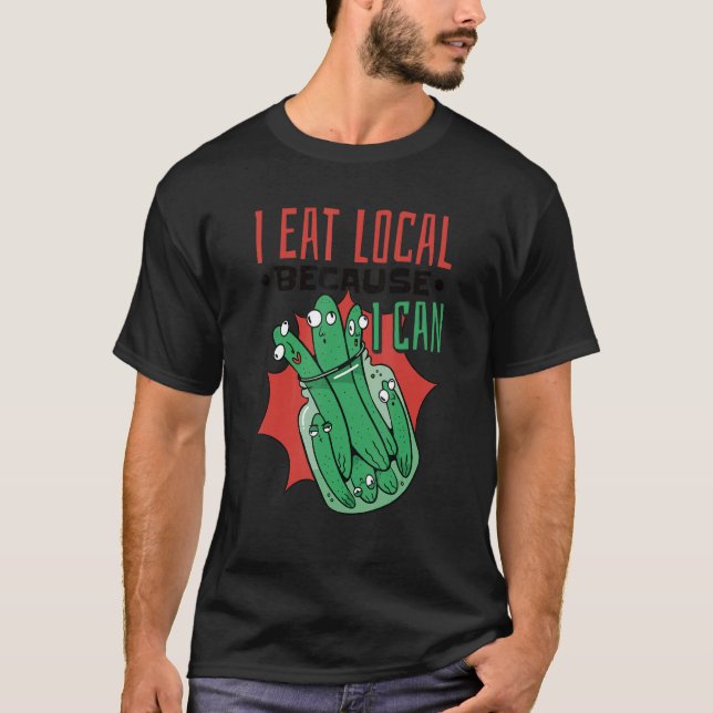 Camiseta Pedras De Jar Que Como Local Porque Posso Comê 5 (Frente)