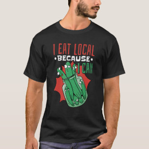 Camiseta Pedras De Jar Que Como Local Porque Posso Comer 3