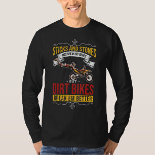 Camiseta Pedras E Pedras Podem Quebrar Meus Ossos, Mas Uma