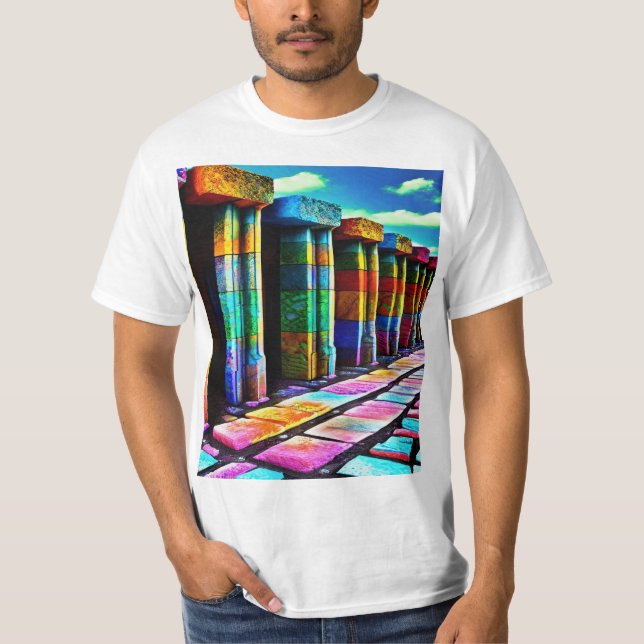 Camiseta Pedras Psicodélicas (Frente)