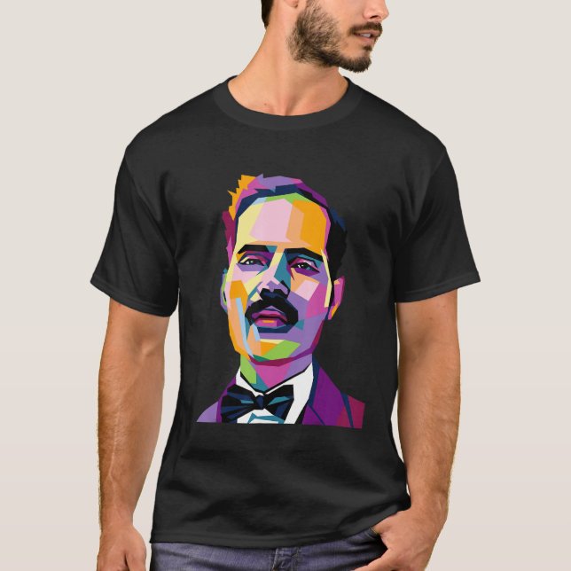 Camiseta Pedro Albizu Campos Porto Rico História Resiste Po (Frente)