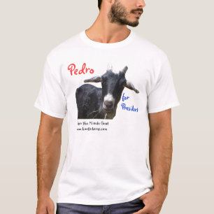 Camiseta Pedro para Pres, Pedro, para o presidente, Pedro…