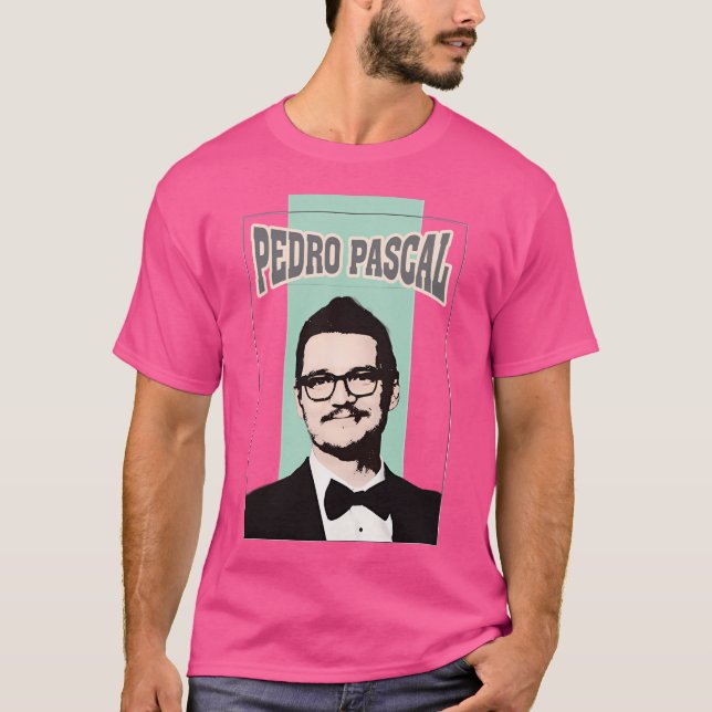 Camiseta Pedro Pascal Óculos (Frente)