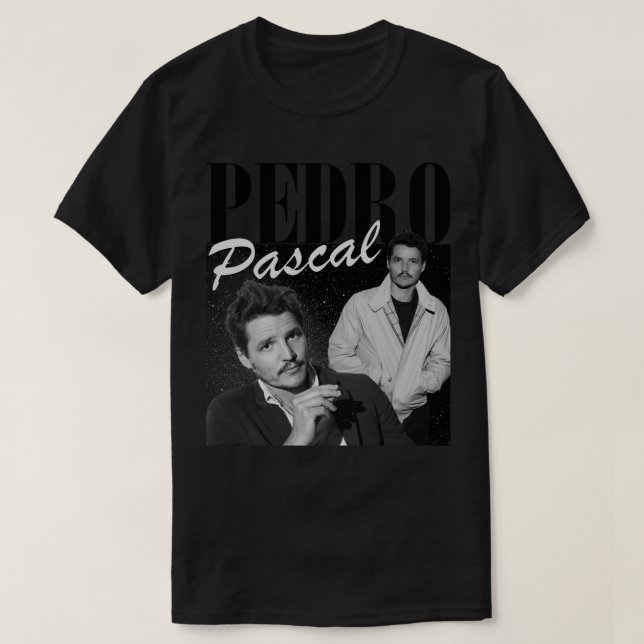 Camiseta Pedro Pascal TShirt (Frente do Design)