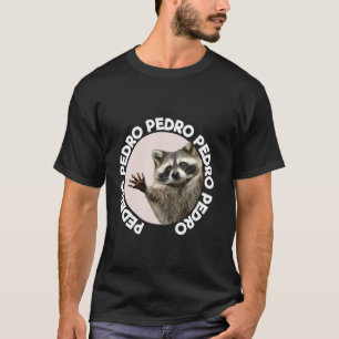 Camiseta Pedro Racoon Engraçado Animal Frio Design