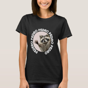 Camiseta Pedro Racoon Engraçado Animal Frio Design