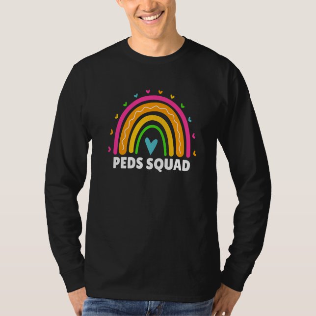 Camiseta Peds Pediátricos Enfermeiros Pediátricos Enfermeir (Frente)