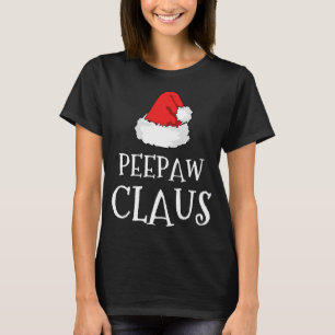 Camiseta Pee-Paw Claus Natal Hat Group Combinação Pajama