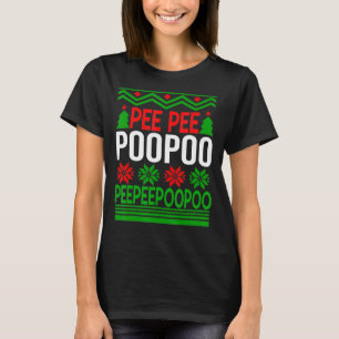 Camiseta Pee Poo Poo Festa de Natal Feia