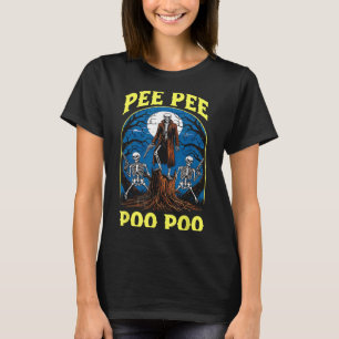 Camiseta Pee Poo Poo Maldito Gen Z Memória Engraçado Esquel