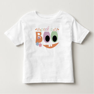 Camiseta Peek-a-Boo Halloween Jack-o-lantern