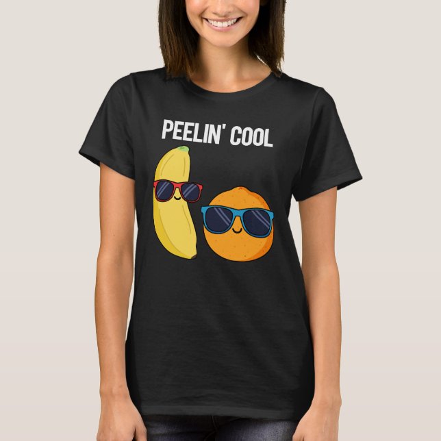Camiseta Peelin Legal Fruta Engraçada Pun Escuro BG (Frente)