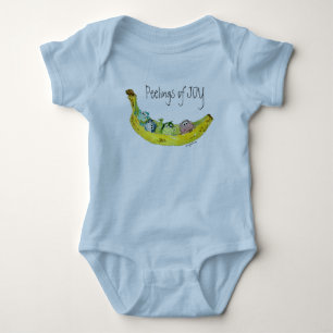 Camiseta Peelings of Joy Monkeys em Banana