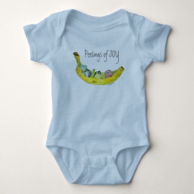 Camiseta Peelings of Joy Monkeys em Banana (Frente)