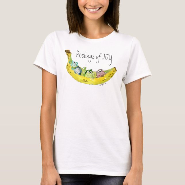 Camiseta Peelings of Joy Monkeys em Banana (Frente)